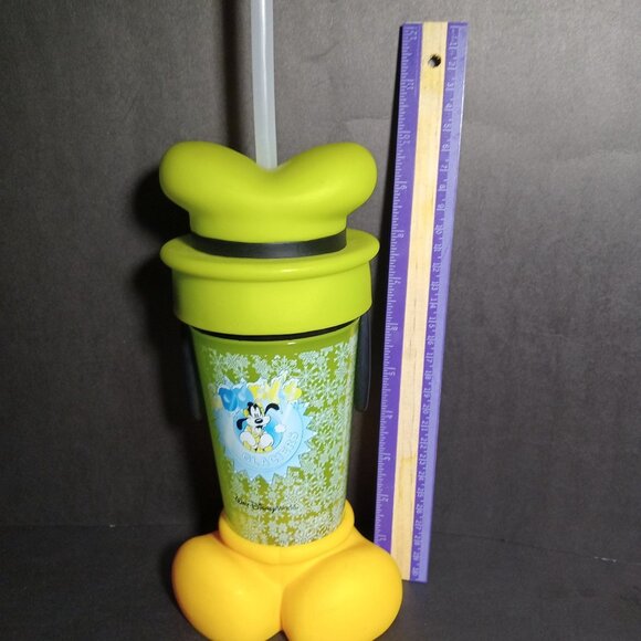 Disney Goofys Glaciers Hat Feet Sipper Cup Tumbler Straw Walt Disney World - Picture 2 of 16
